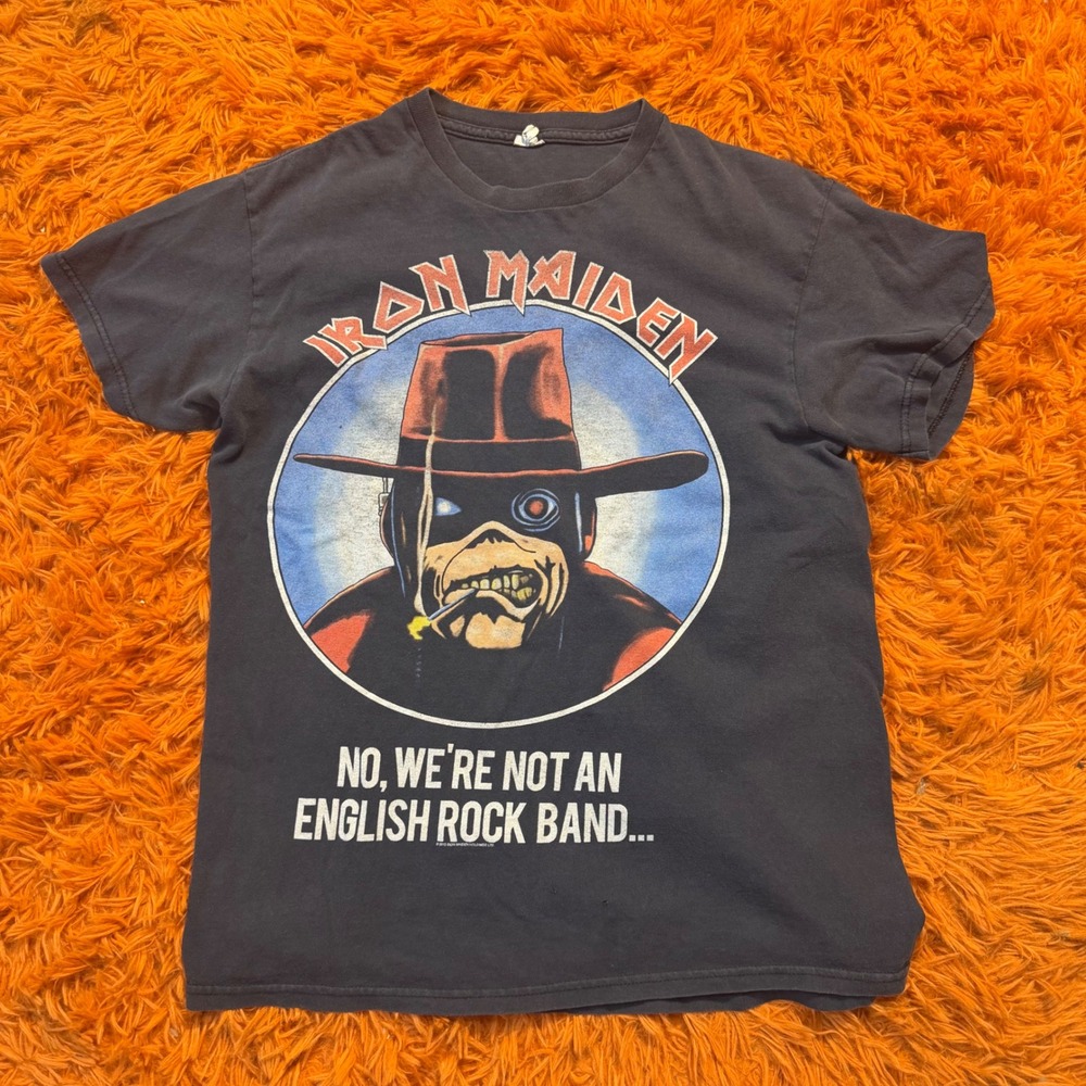 Iron Maiden Rocket Scientists From Leytonstone California Tour Graphic T-Shirt